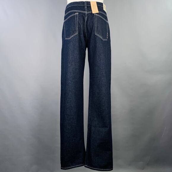 SCOTCH AND SODA 33 The Vert Blue Indigo Contrast Stitch Organic Cotton Jeans - Picture 2 of 10